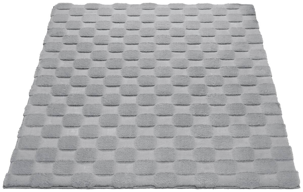 Teppich 3D Square grau B/L: ca. 80x150 cm