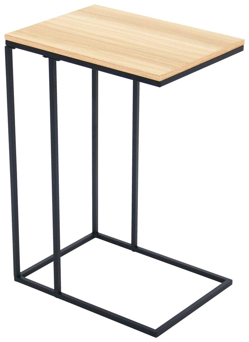 Beistelltisch Leo Artisan Nachbildung schwarz B/H/T: ca. 30x58x40 cm