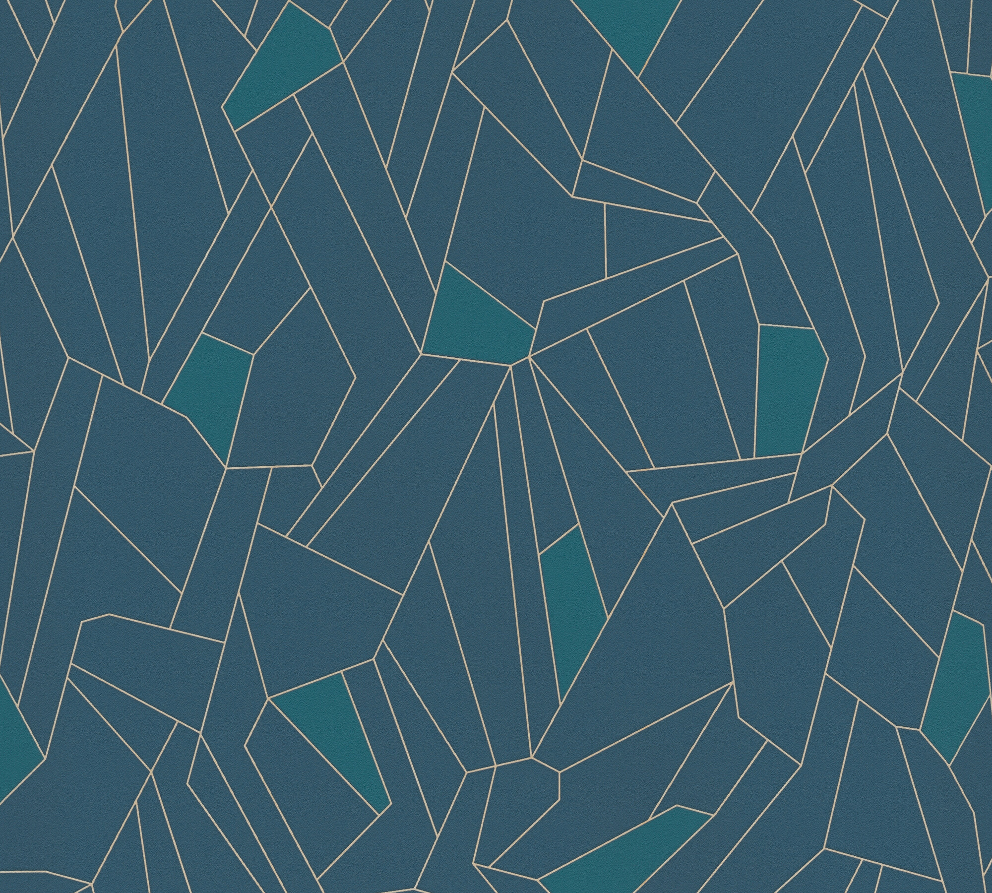 A.S.Creation Vliestapete blau türkis beige B/H/D: ca. 53x1005x8 cm