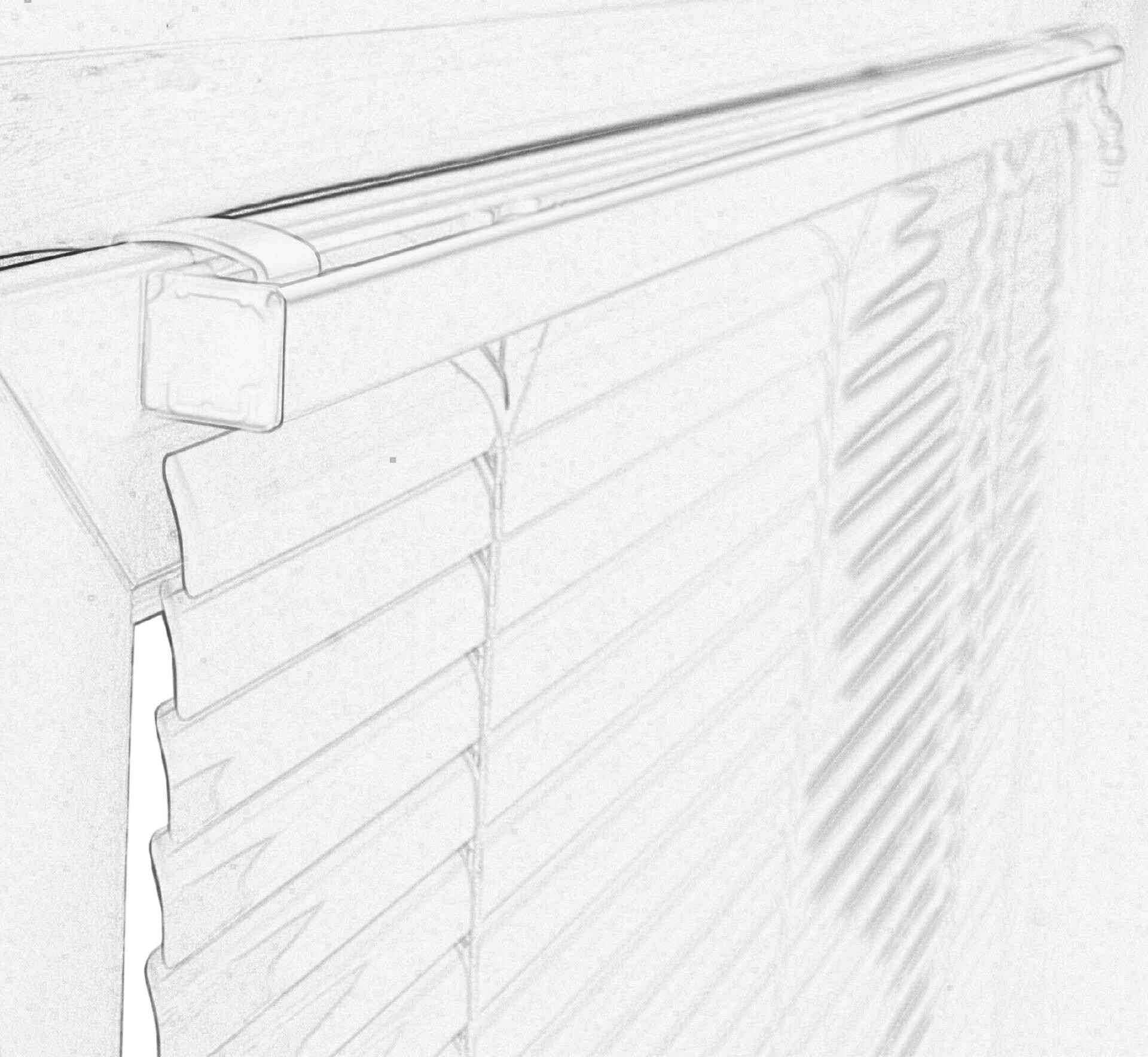 Alu-Jalousie silber B/L: ca. 80x220 cm