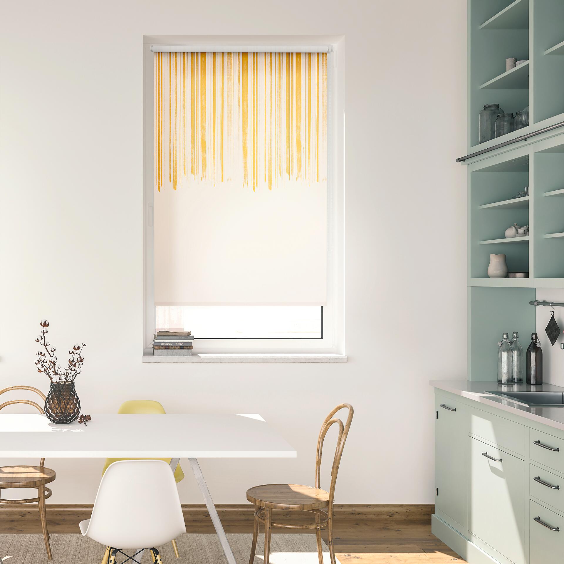 LICHTBLICK Verdunkelungsrollo Flowing Honey gelb B/L: ca. 90x150 cm