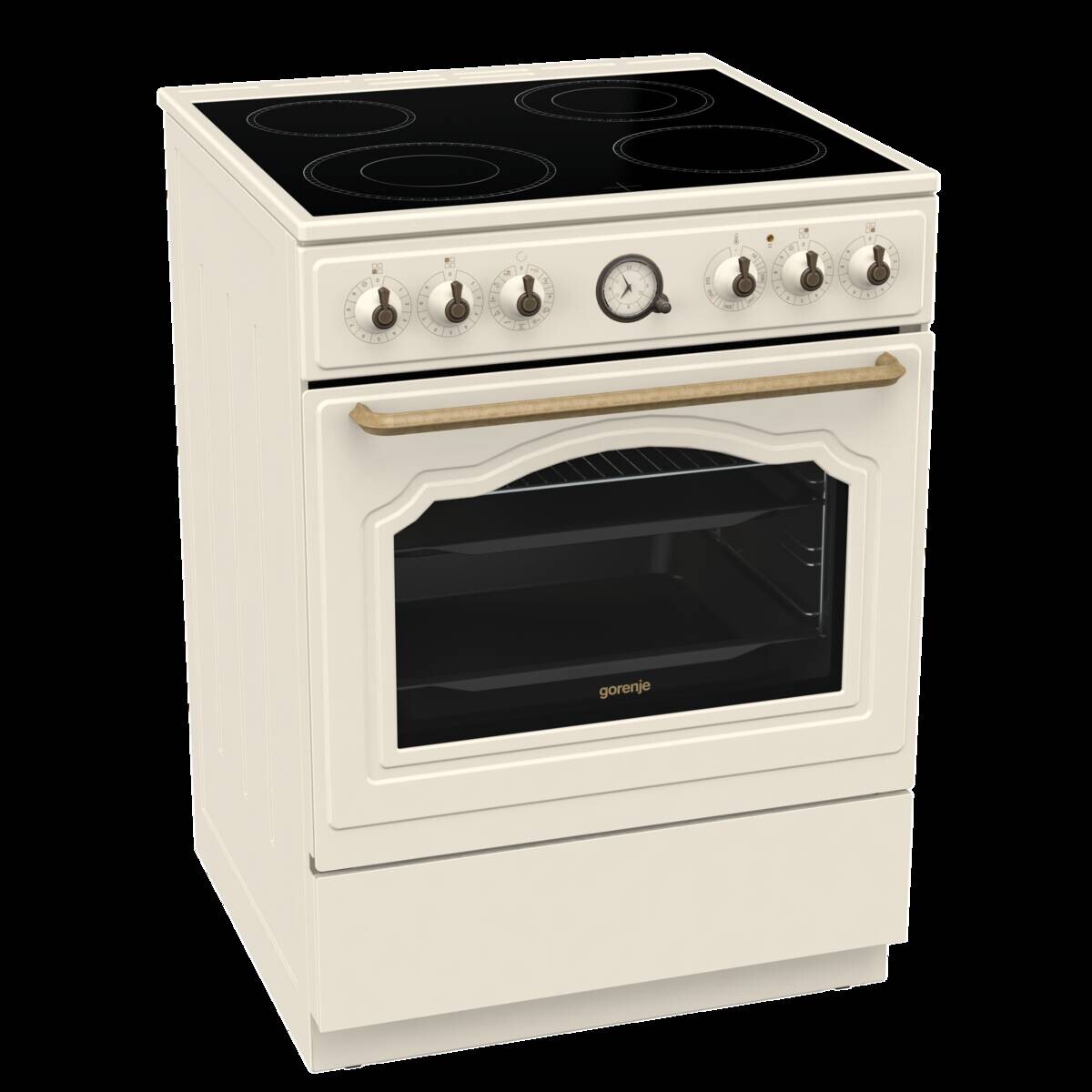 Gorenje Stand-Elektroherd GECS6B70CLI beige B/H/T: ca. 60x85x60 cm