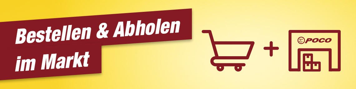 Bestellen und Abholen bei POCO