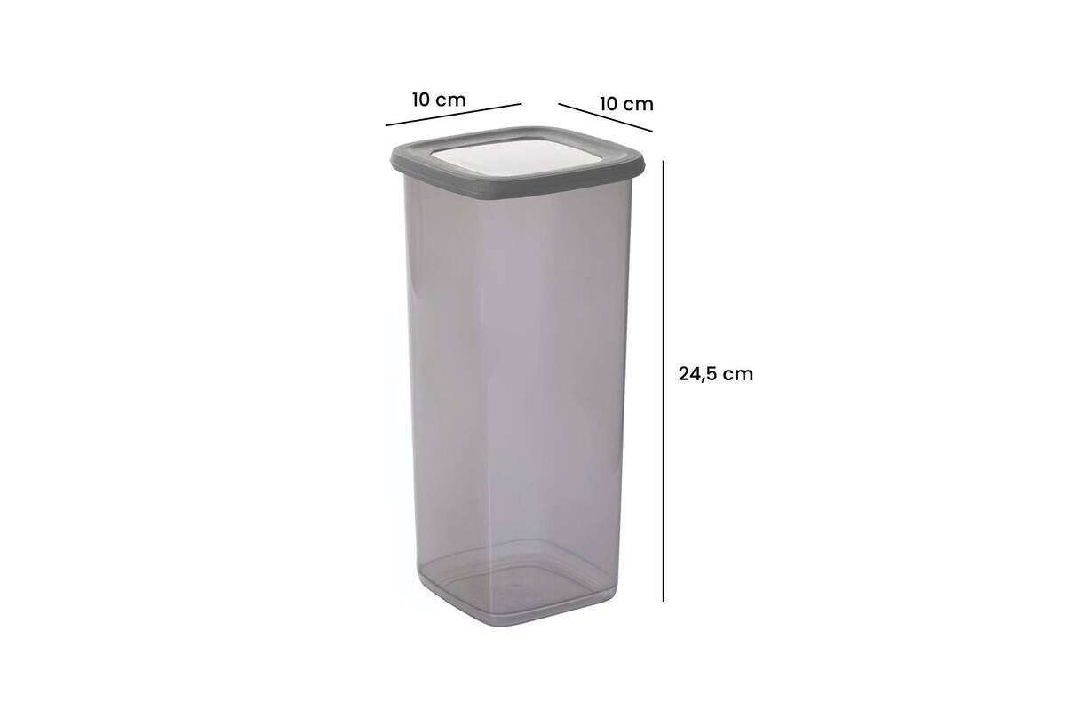 HermiaConcept Vorratsdosenset 15tlg. anthrazit