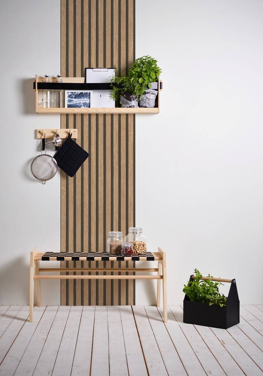 A.S.Creation Tapete beige braun schwarz B/H/D: ca. 52x250x7,5 cm