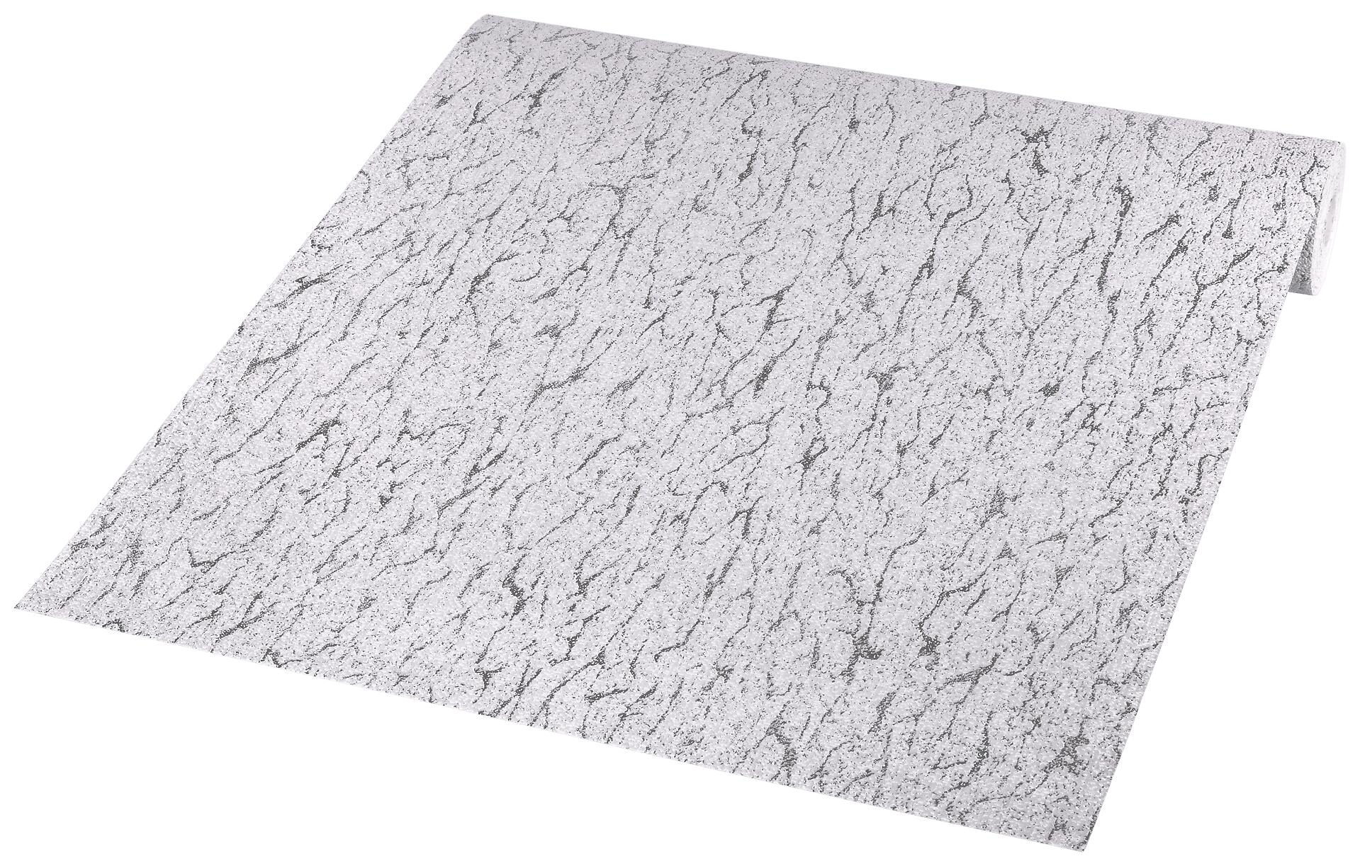 Vliestapete Struktur grau B/L: ca. 53x1005 cm