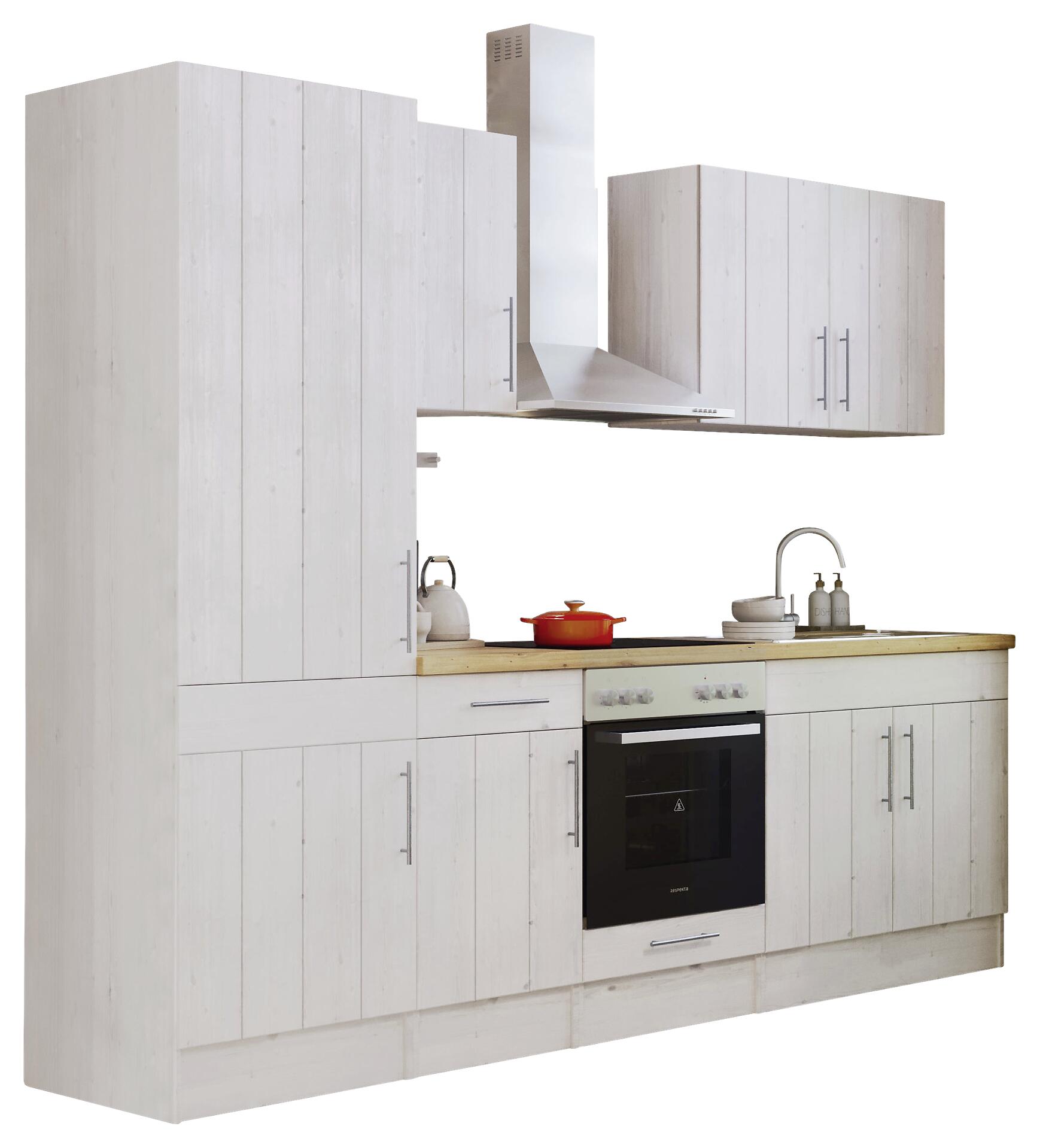 Respekta Küchenblock Premium weiß matt B/H/T: ca. 270x211x60 cm