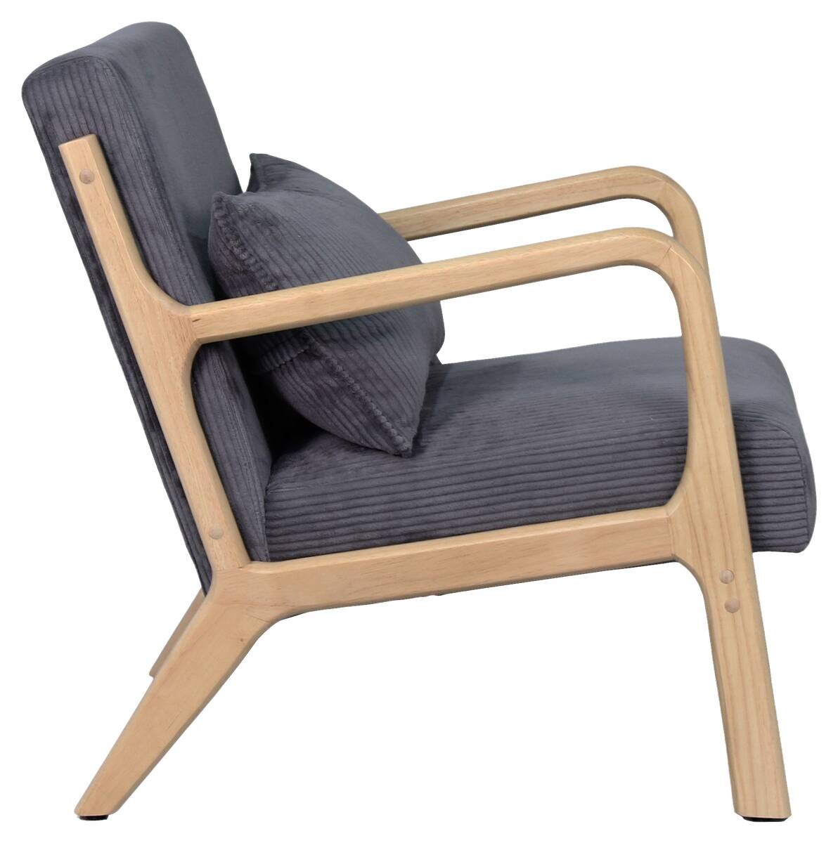 Sessel NOHR natur grau B/H/T: ca. 65,2x80,6x76 cm