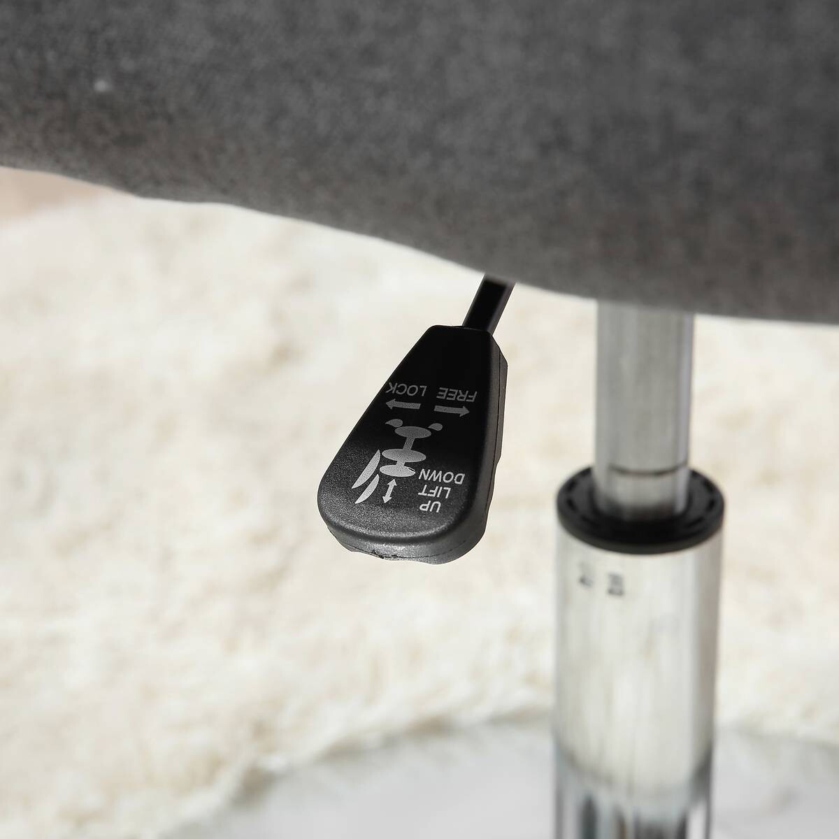 Hocker 833-757V01CG dunkelgrau