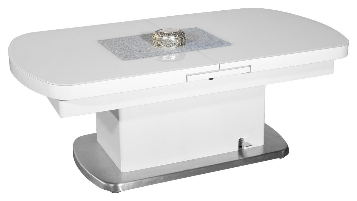 Couchtisch Levi weiß MDF B/H/T: ca. 135x50x75 cm