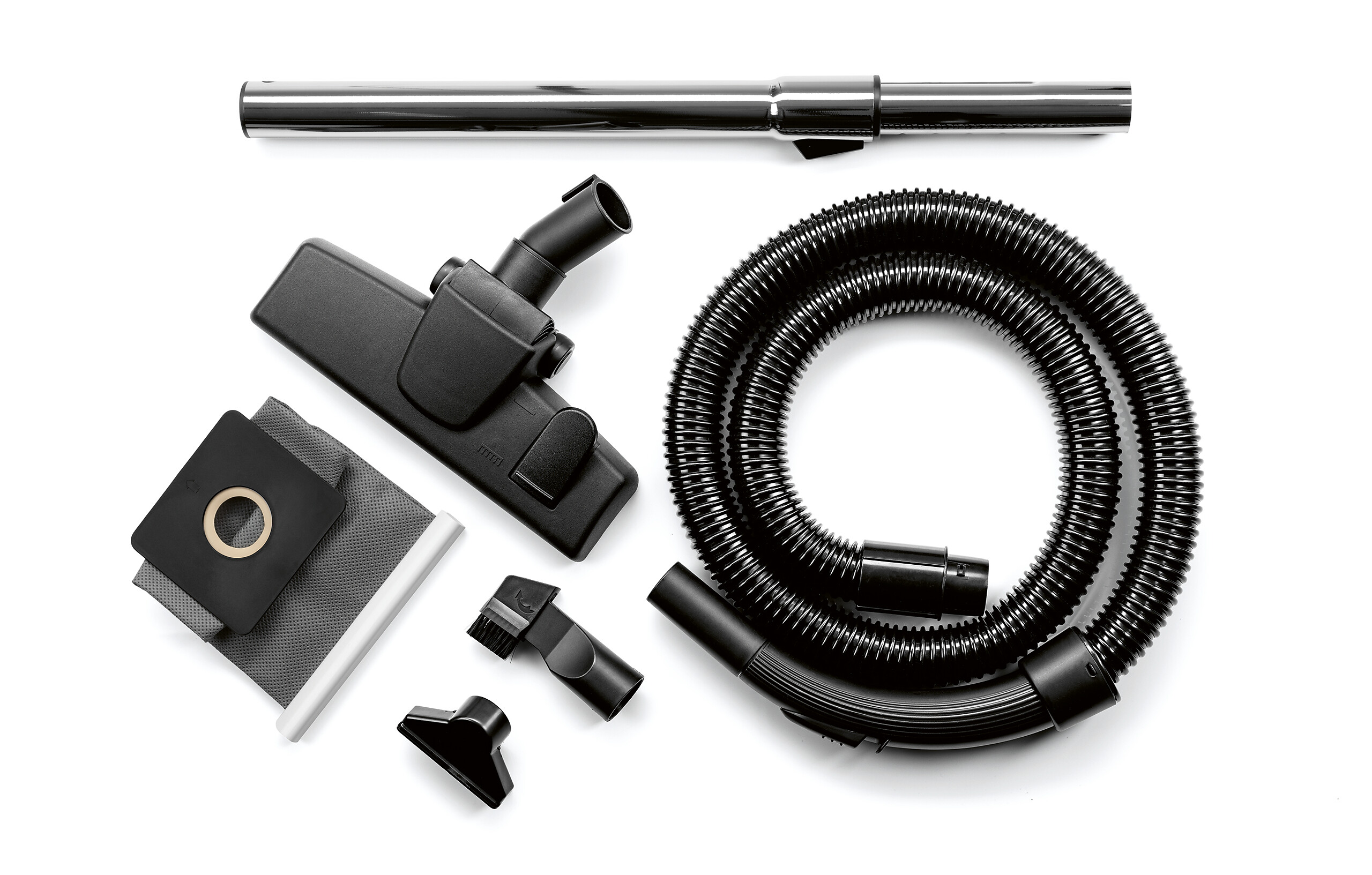 CLEANmaxx Beutelstaubsauger schwarz grau B/H/L: ca. 28x28,5x40 cm