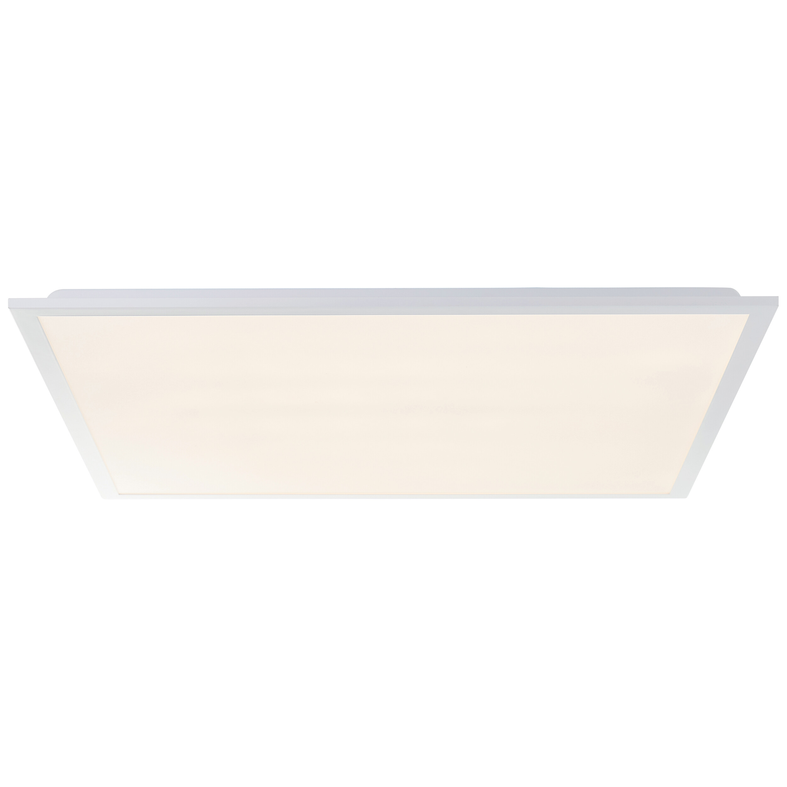 Brilliant LED-Deckenleuchte Briston weiß Metall Kunststoff B/H/L: ca. 63x7,5x63 cm