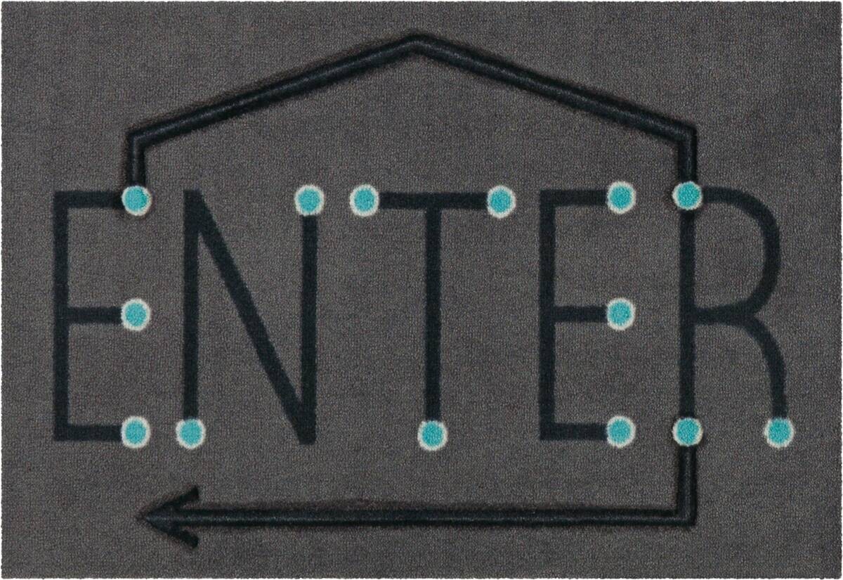 Arte Espina Kurzflorteppich Living Mat 62 grau B/L: ca. 64x168 cm