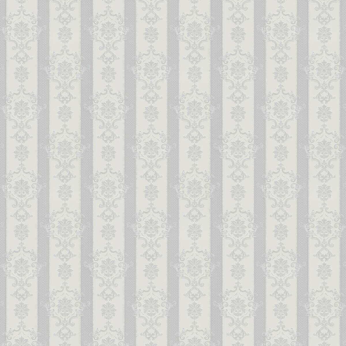 Erismann Vinyltapete Ornament grau B/L: ca. 53x1005 cm