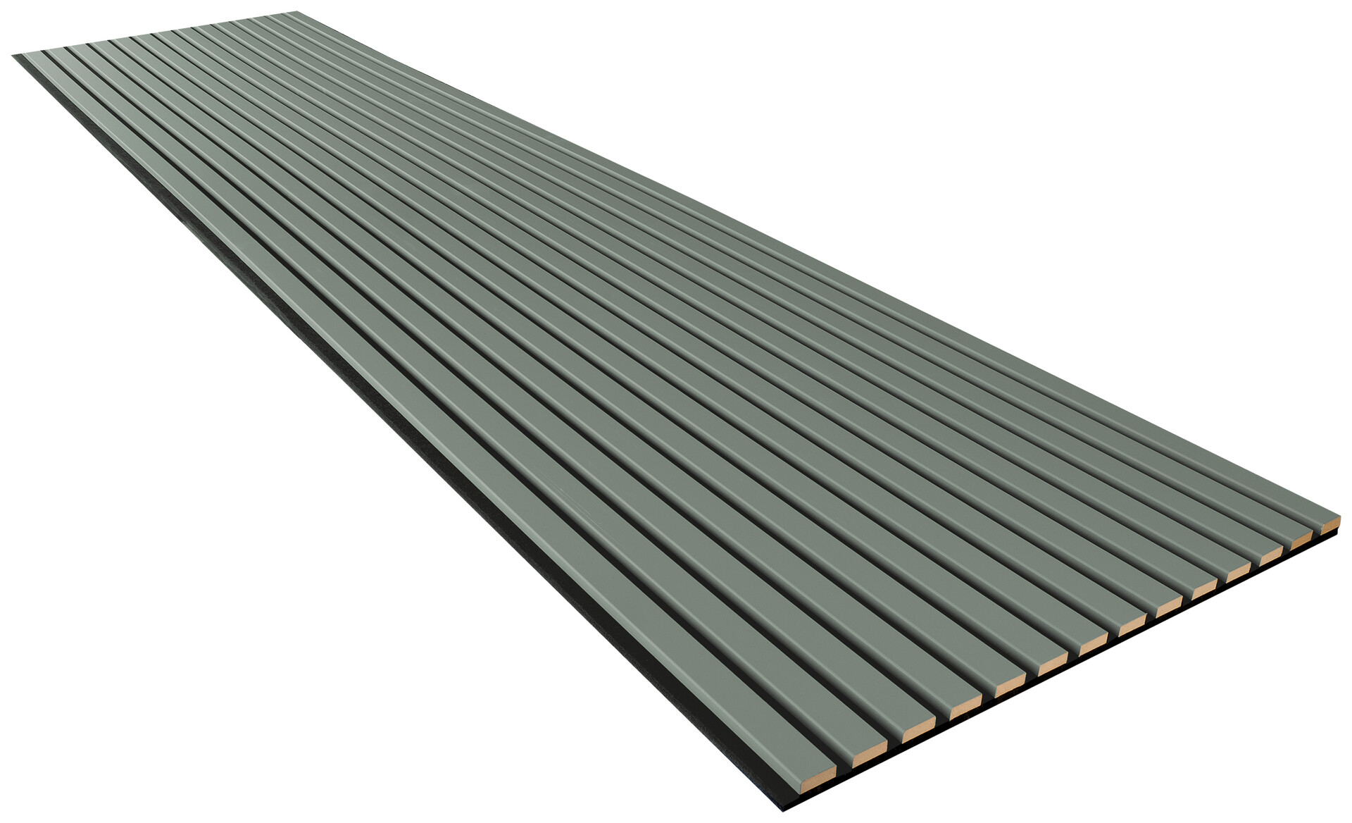 Wand- und Akustikpaneel salbei L/B/H: ca. 240x56,1x1,9 cm pro Stück