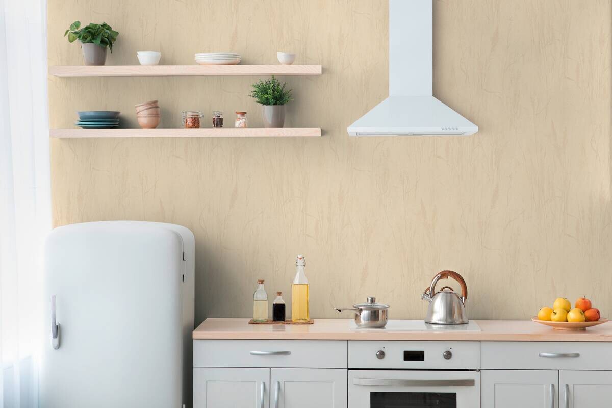 A.S.Creation Vliestapete beige gelb B/H/D: ca. 53x1005x8,7 cm