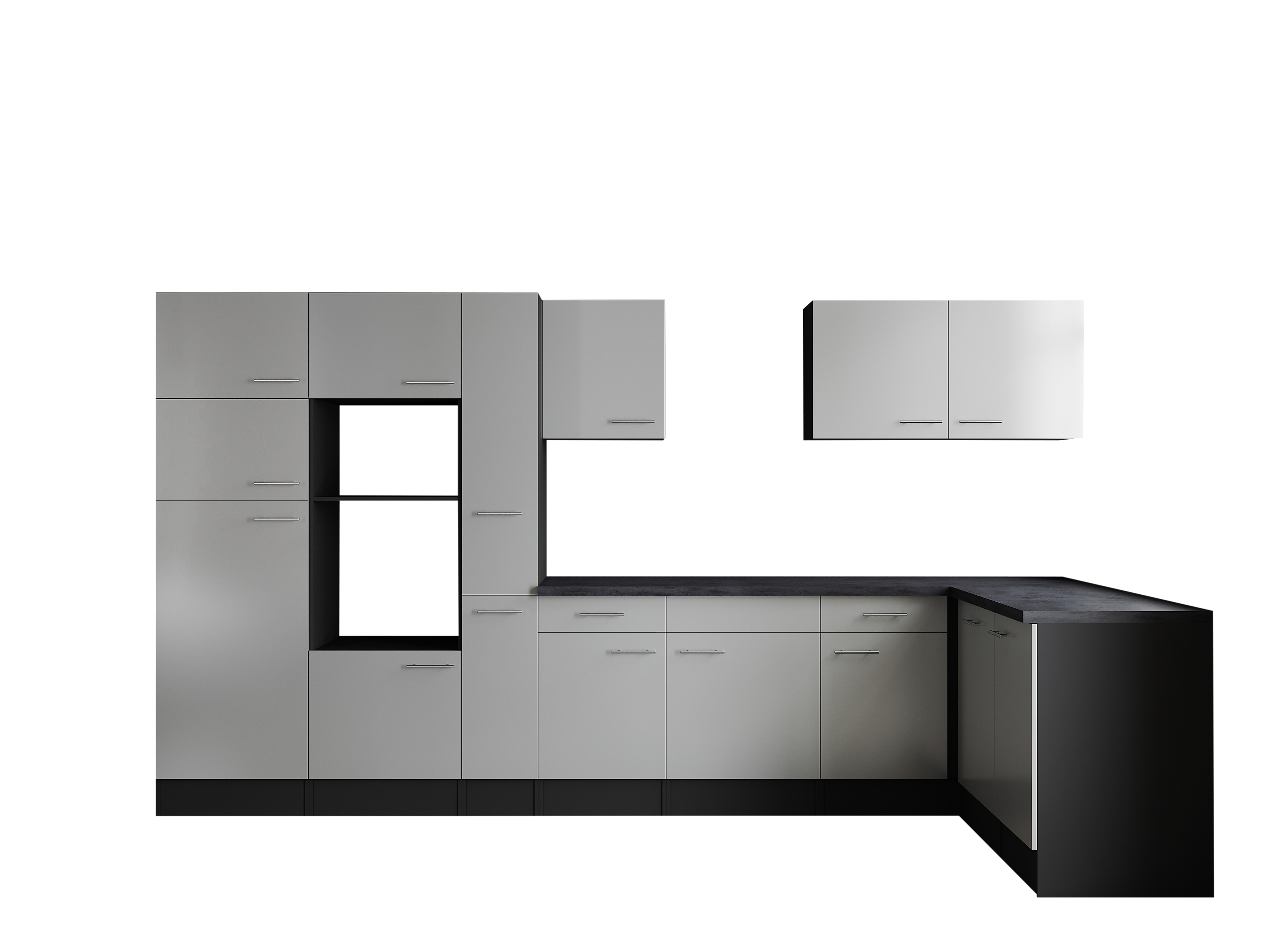 Winkelküche Oliver B/H/T: ca. 370x205x172 cm