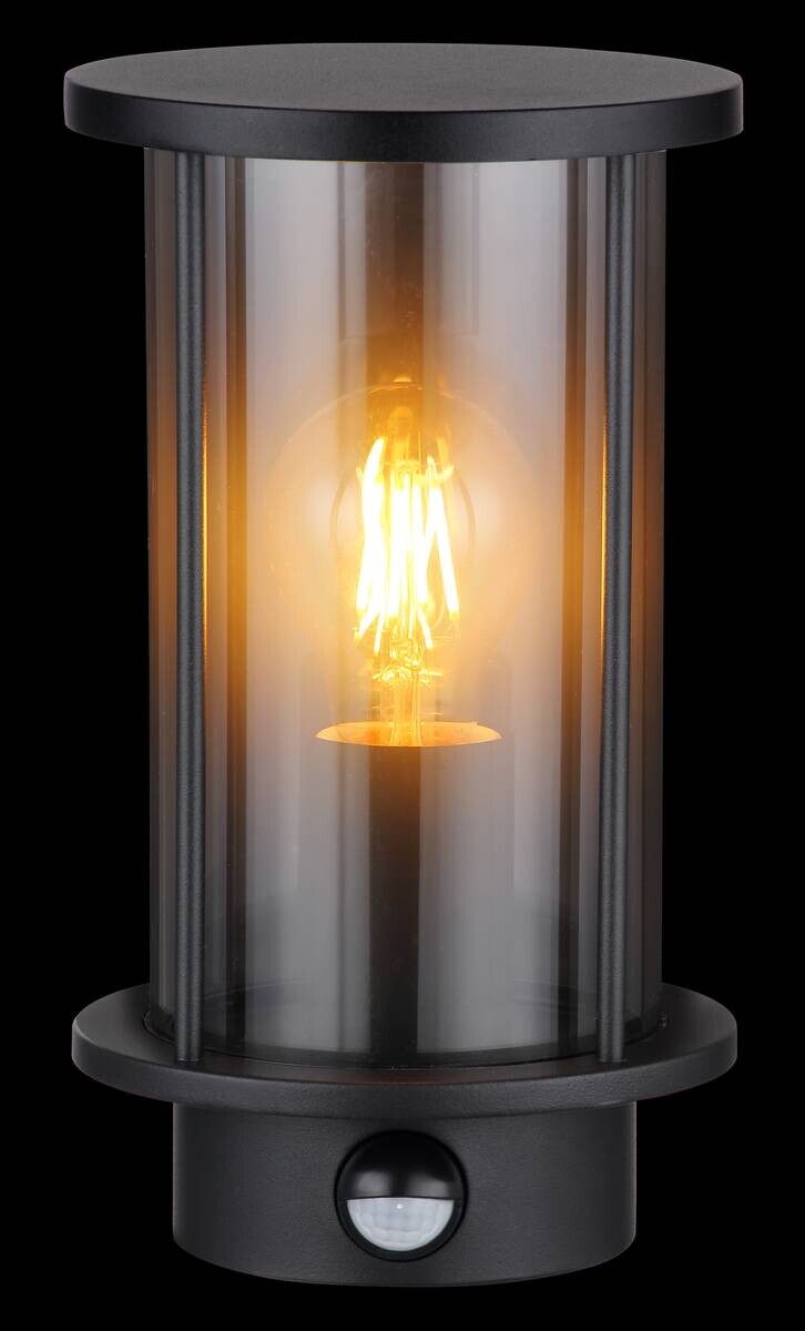 Außenleuchte mattschwarz Rauch B/H/T: ca. 14,3x25,2x15,2 cm