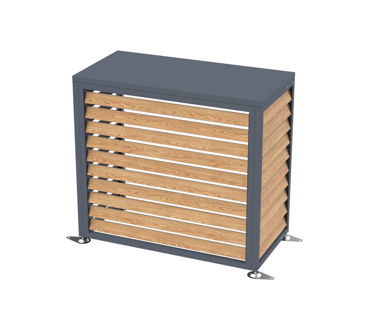 Westmann Verkleidung Wärmepumpe Boxa Holzoptik B/H/L: ca. 100x97x56 cm