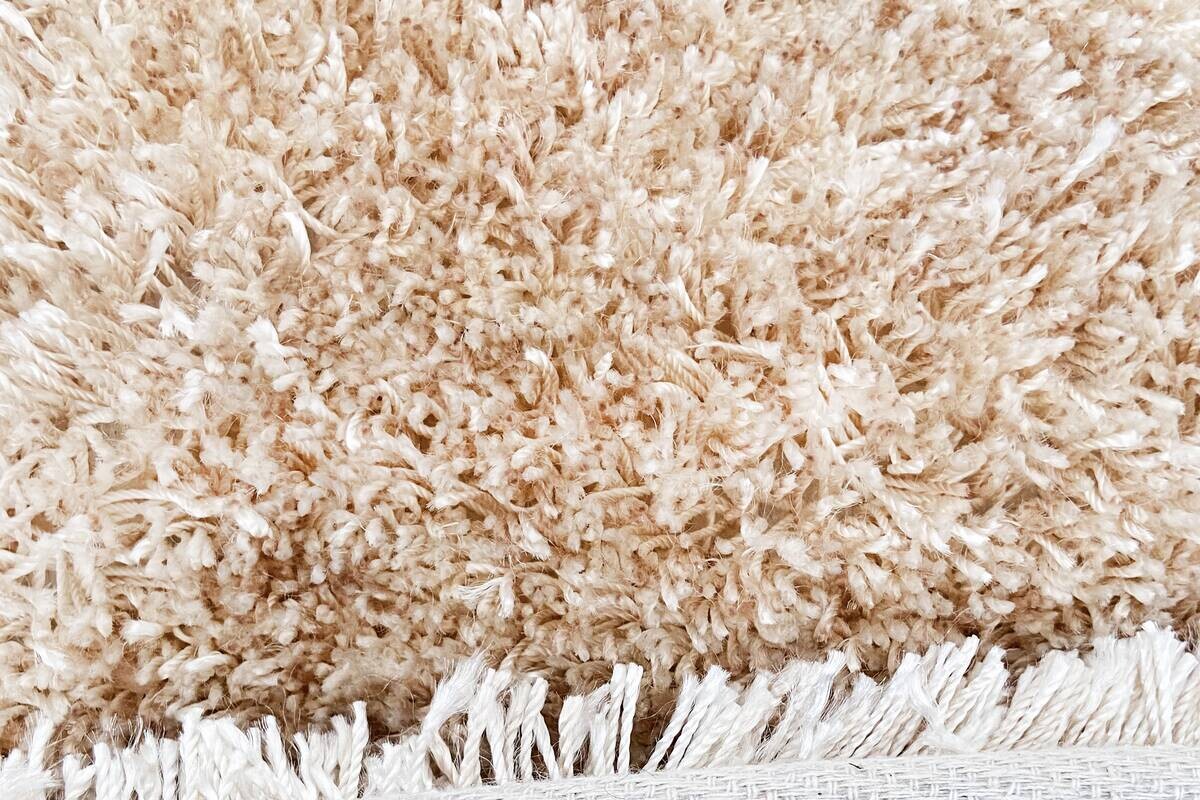 Arte Espina Hochflorteppich Soul 8120 Samt weiß B/L: ca. 200x200 cm