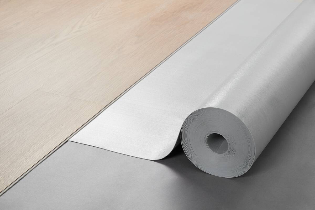 Click-Vinyl-Unterlage ca. 15 m² Rolle B/L: ca. 100x1500 cm
