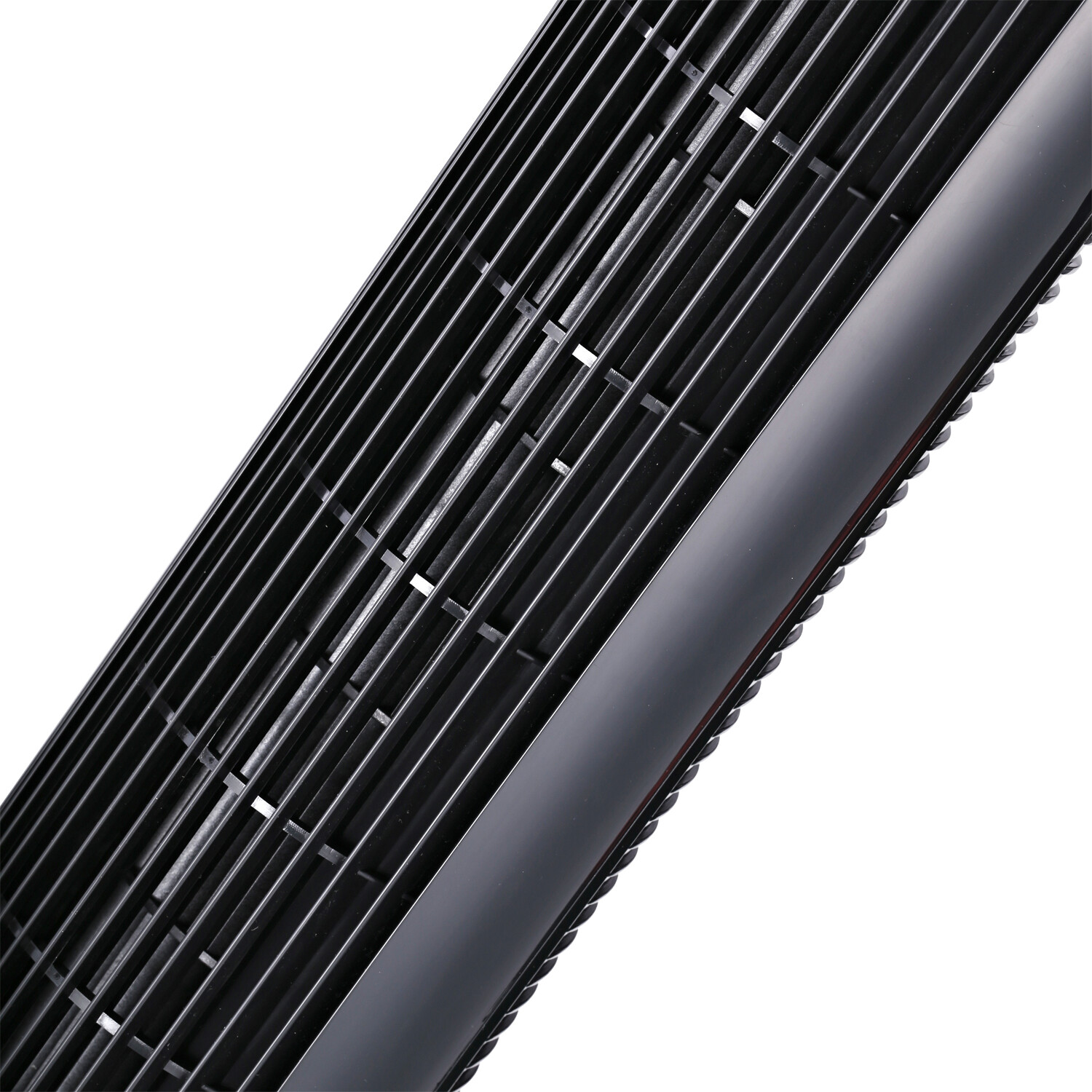 HOMCOM Turmventilator mit 3 Belüftungsstufen schwarz Kunststoff H/D: ca. 45x27 cm