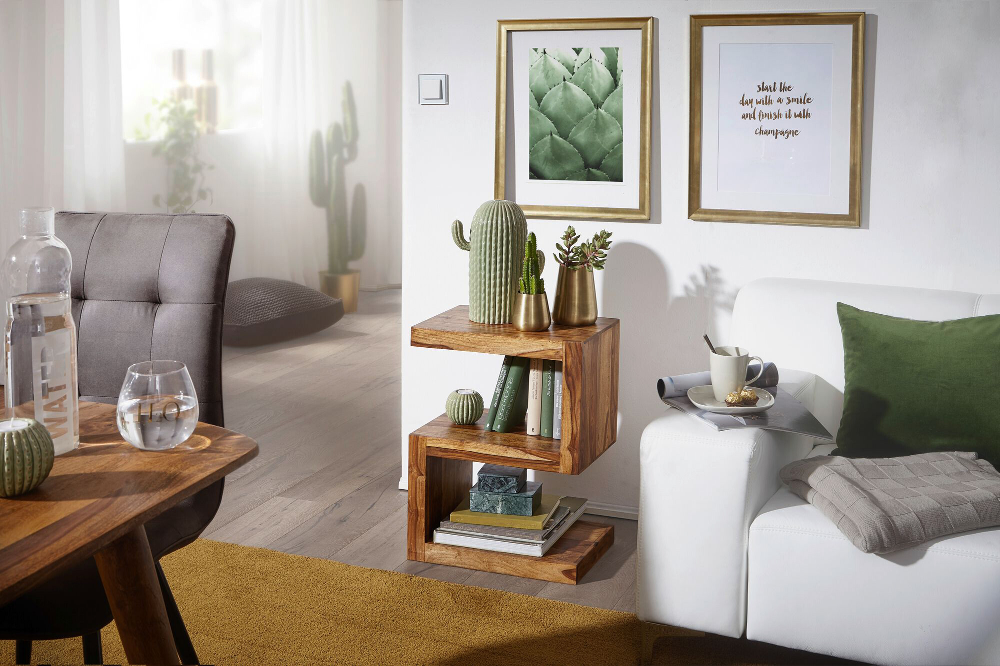 Beistelltisch natur Akazie