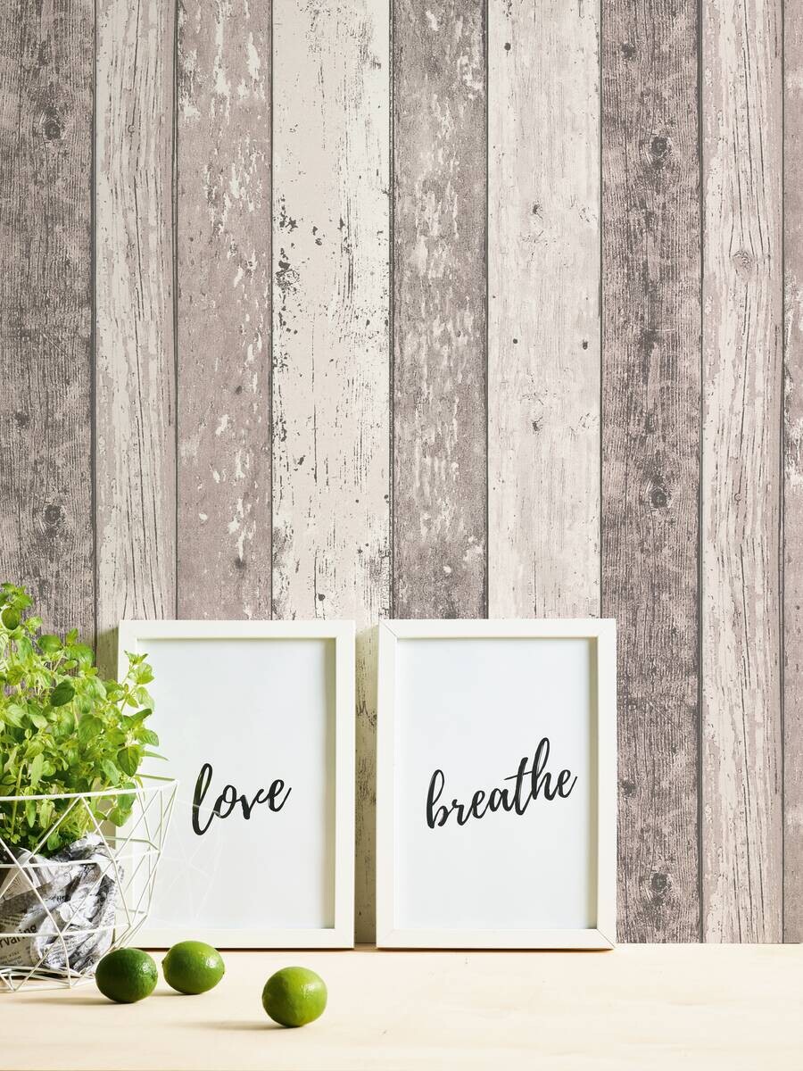 A.S.Creation Vliestapete Best of Wood`n Stone 2nd Edition Holzoptik braun B/L: ca. 53x1005 cm