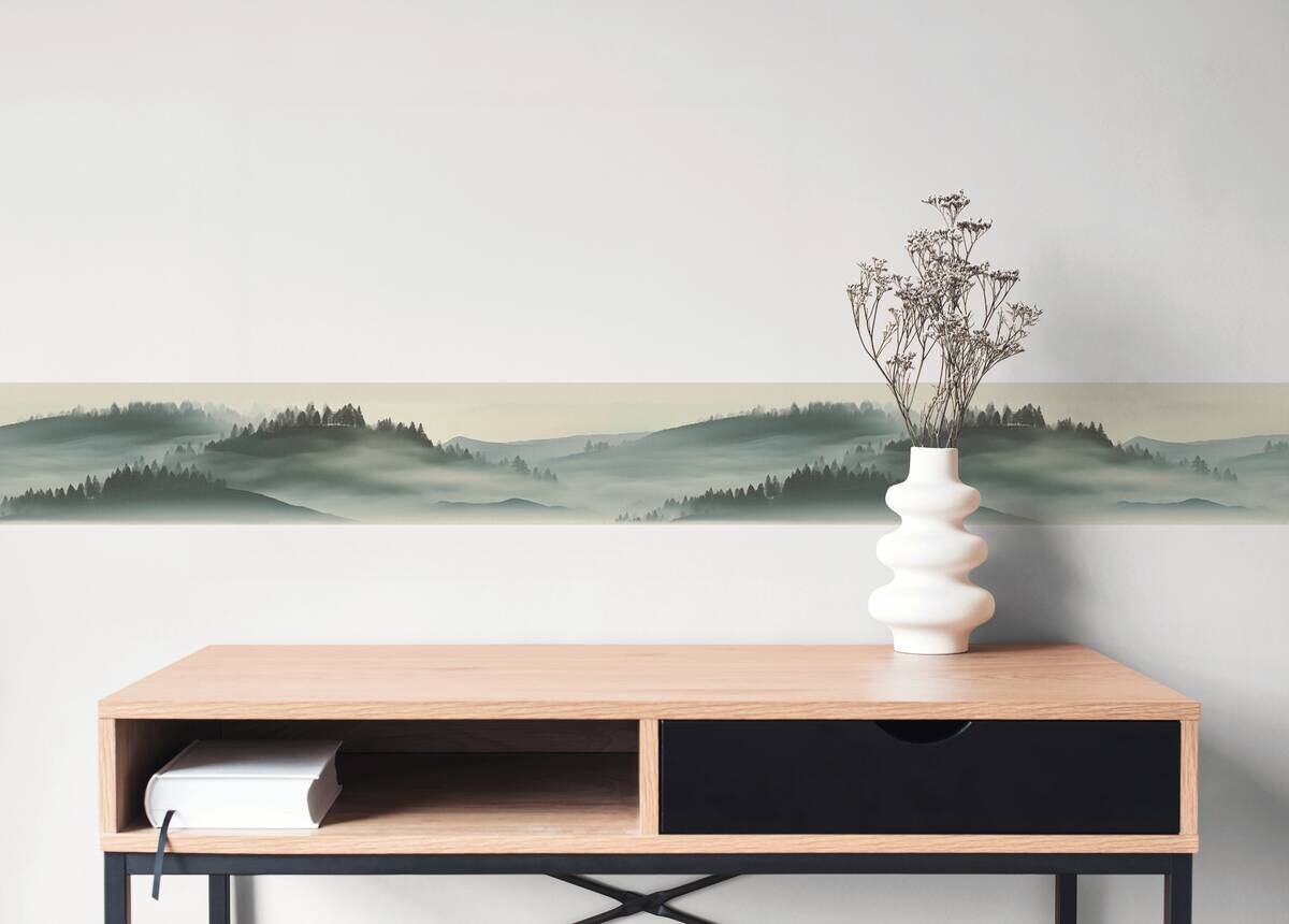 A.S.Creation Bordüre grau schwarz creme B/H/D: ca. 17x500x6,8 cm