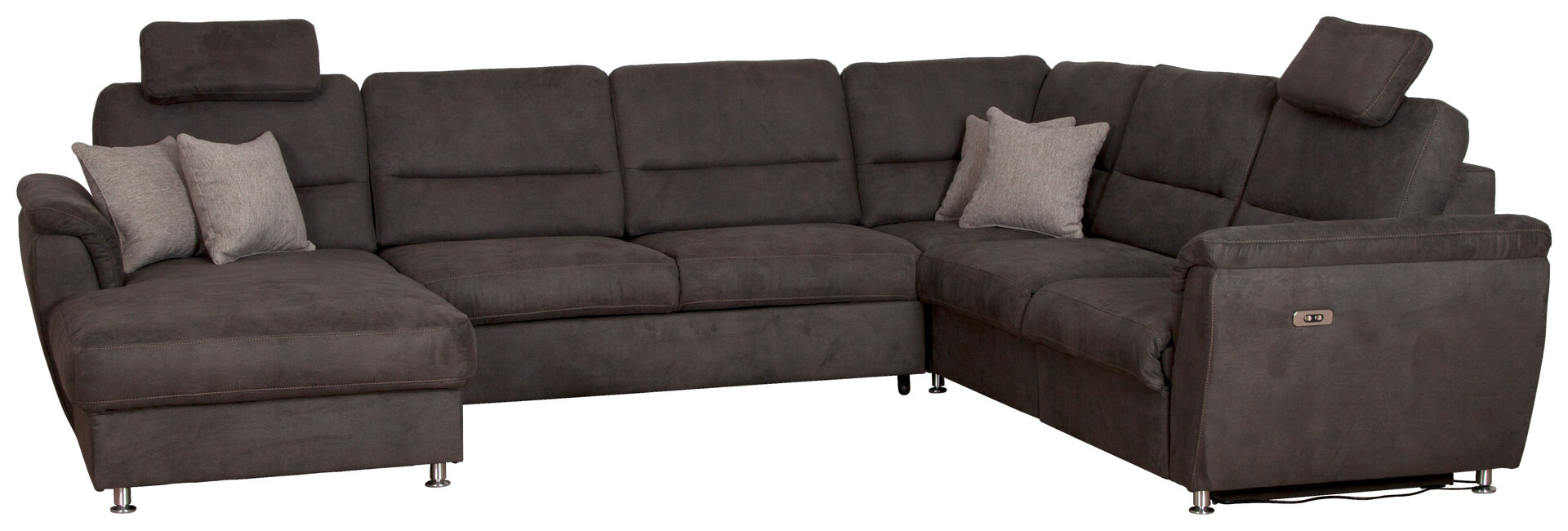 Wohnlandschaft Deva hellgrau