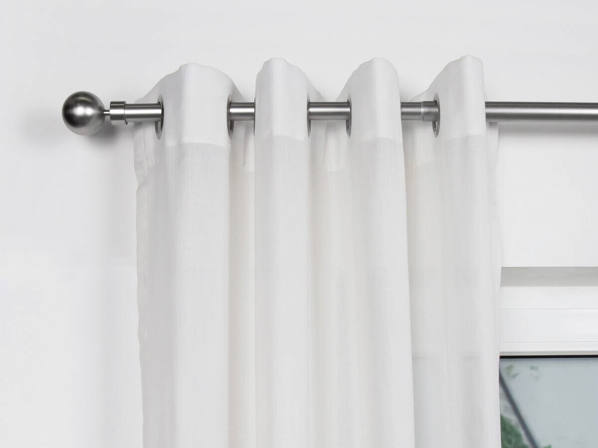 ondeco Stilgarnituren habito/ball-classic Edelstahloptik Metall ausziehbar von ca. 190 bis 360 cm 1.0 Läufe