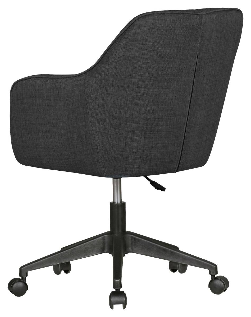 Drehstuhl schwarz Stoff