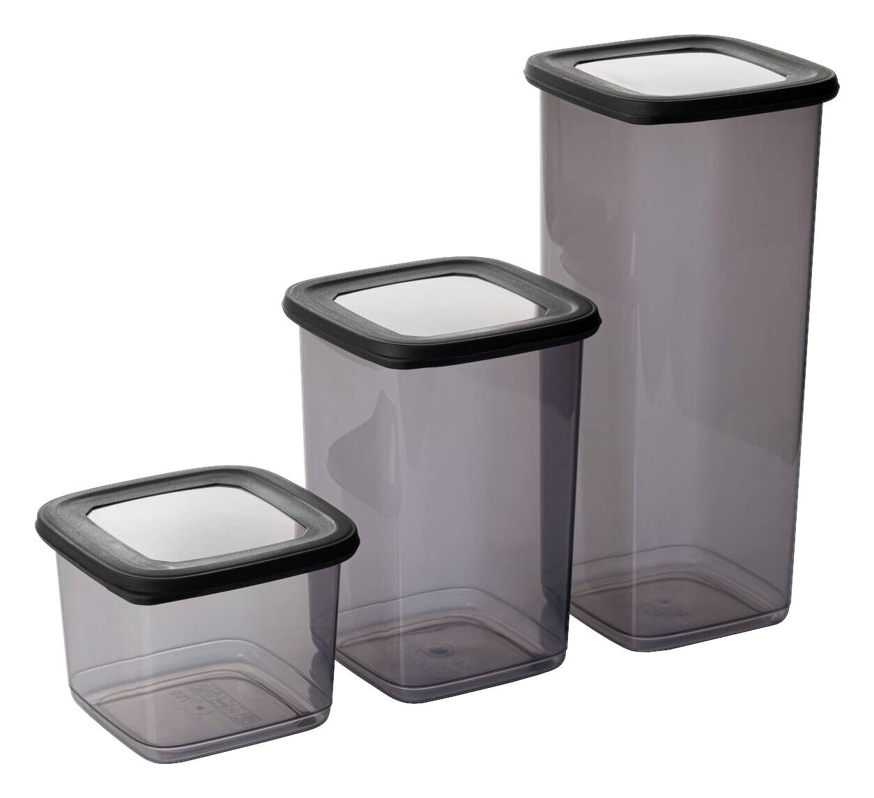 HermiaConcept Vorratsdosenset 15tlg. anthrazit