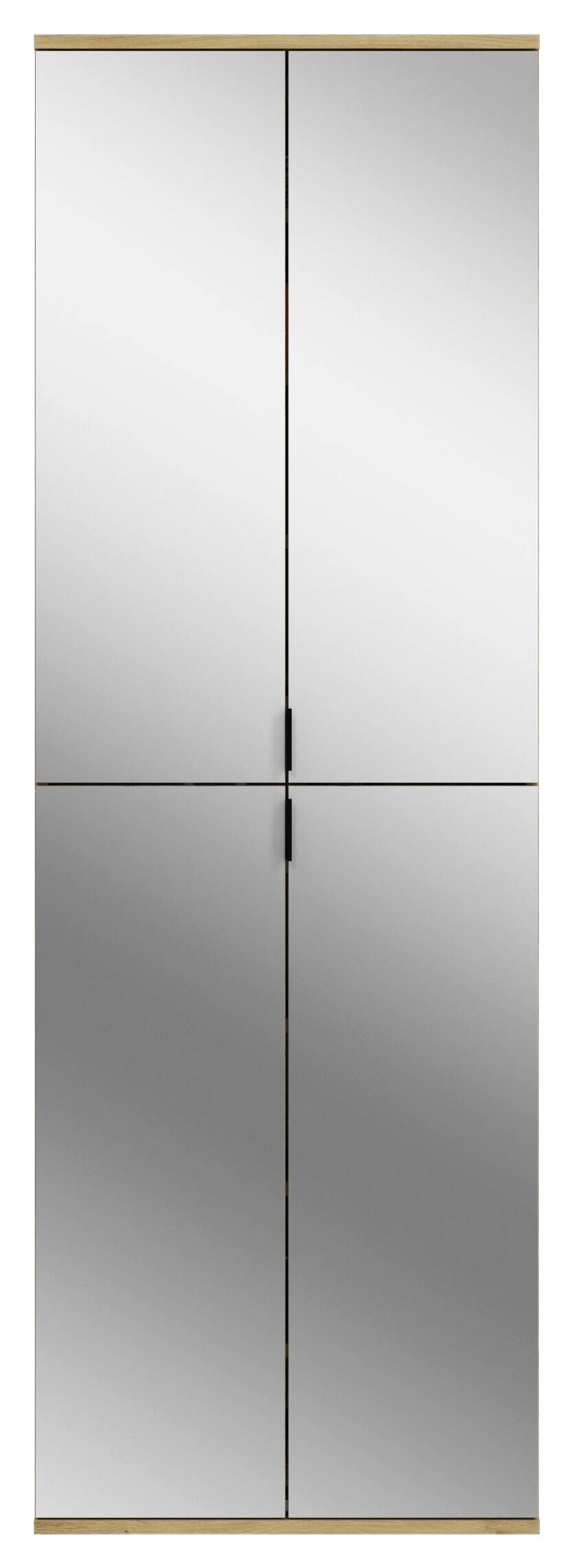 Garderobe PROJEKT Eiche Artisan Nachbildung Spiegel B/H/T: ca. 213x193x34 cm