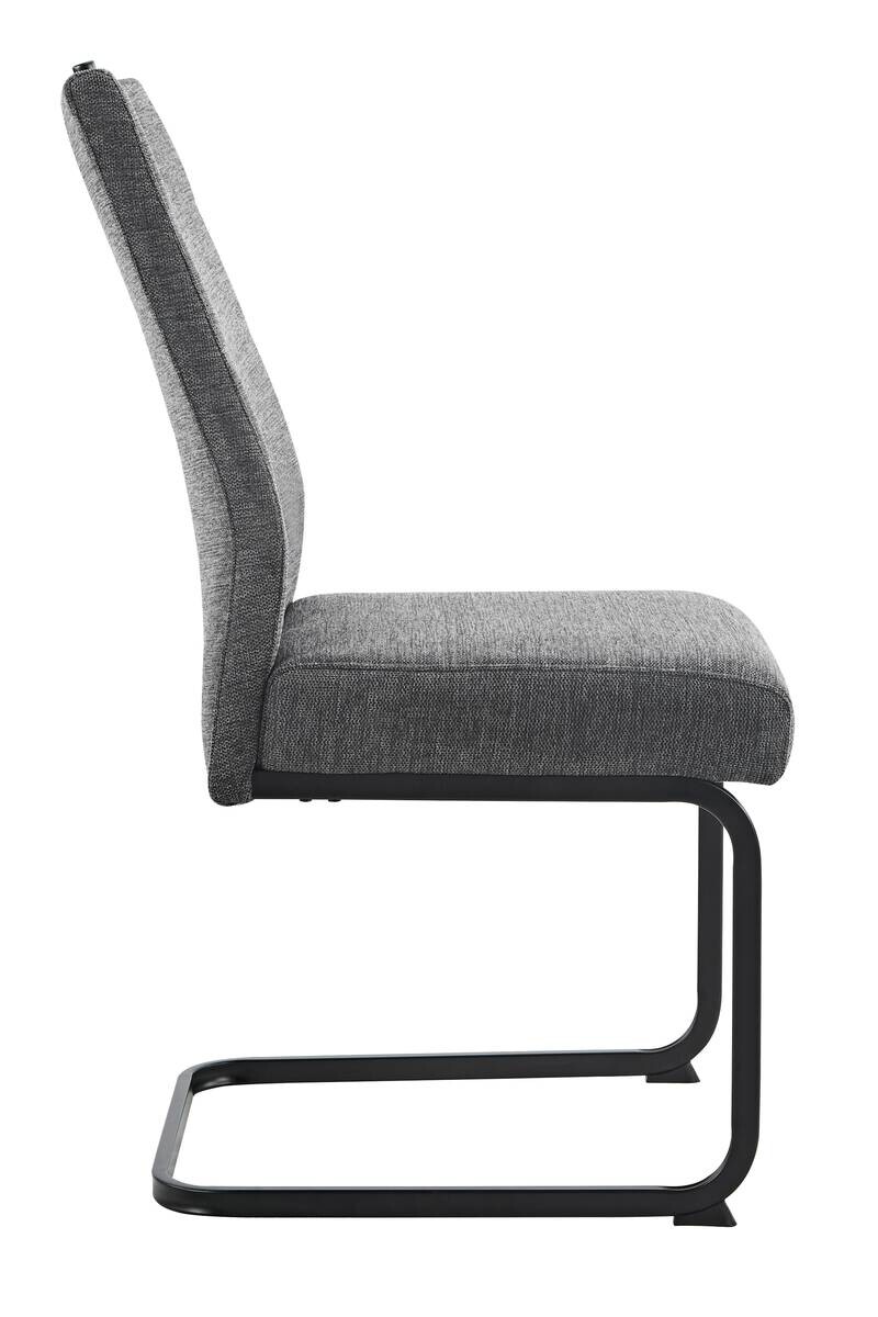 Schwingstuhl Kerstin II anthrazit Webstoff B/H/T: ca. 47x100x65 cm