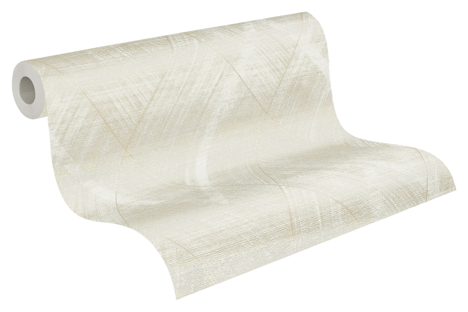 A.S.Creation Vliestapete creme beige B/H/D: ca. 53x1005x8,4 cm