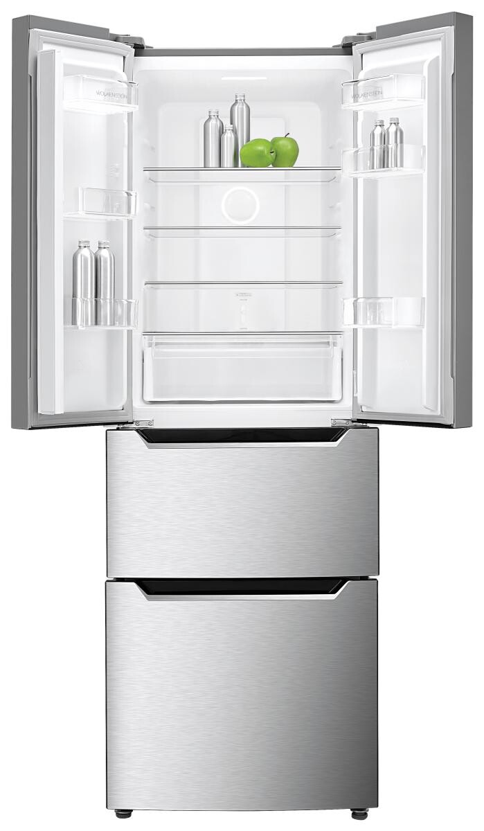 Wolkenstein Kühl-/Gefrierkombination FD351.4A++ Inox B/H/T: ca. 64x186x69 cm