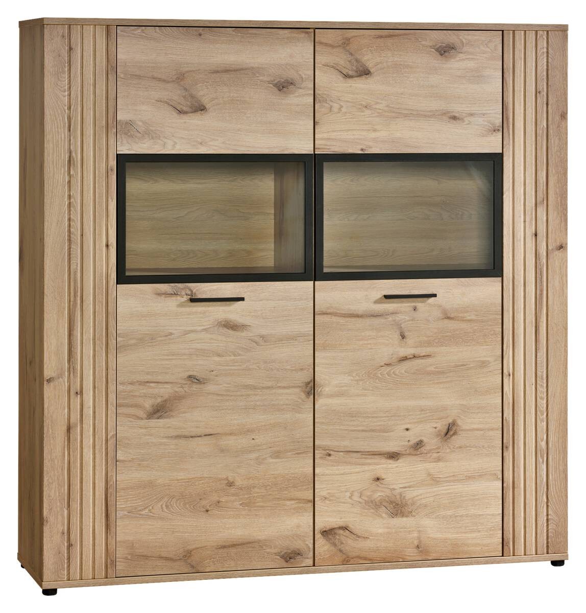 Highboard Turin Eiche Viking Nachbildung B/H/T: ca. 150x157x40 cm