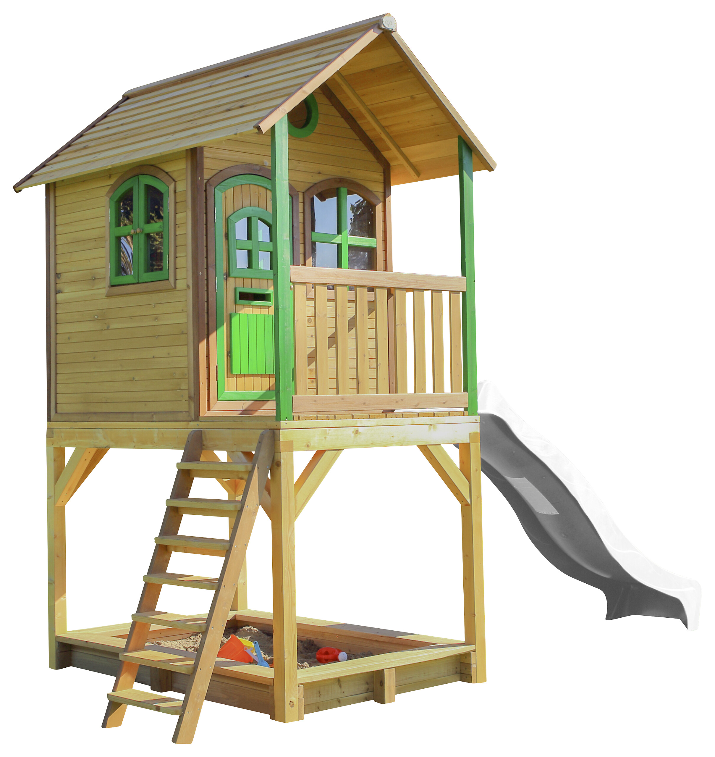 AXI Spielhaus Sarah braun B/H/L: ca. 370x2914x191 cm