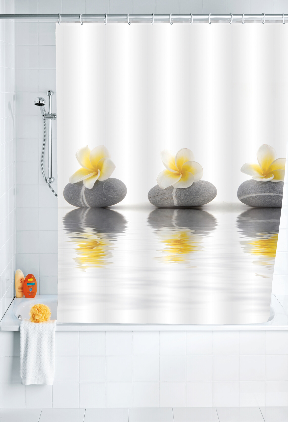 WENKO Duschvorhang bunt Polyester B/H: ca. 180x200 cm WENKO Duschvorhang bunt Polyester B/H: ca. 180x200 cm