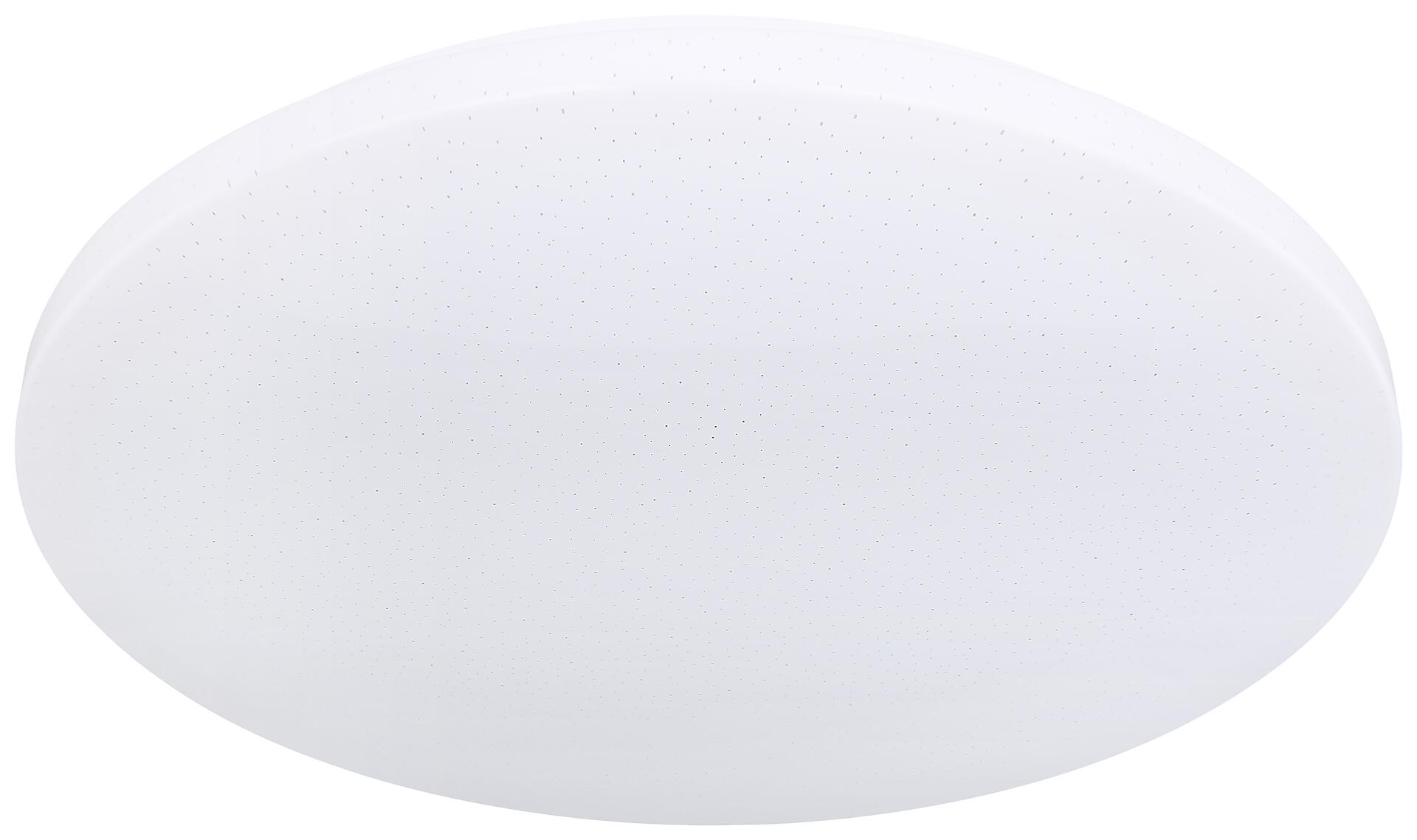 GLOBO Smarte Deckenleuchte Sayama weiß Opal Metall Acryl H/D: ca. 8x40 cm