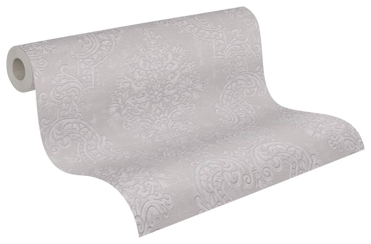 A.S.Creation Vliestapete grau B/H/D: ca. 53x1005x9,1 cm