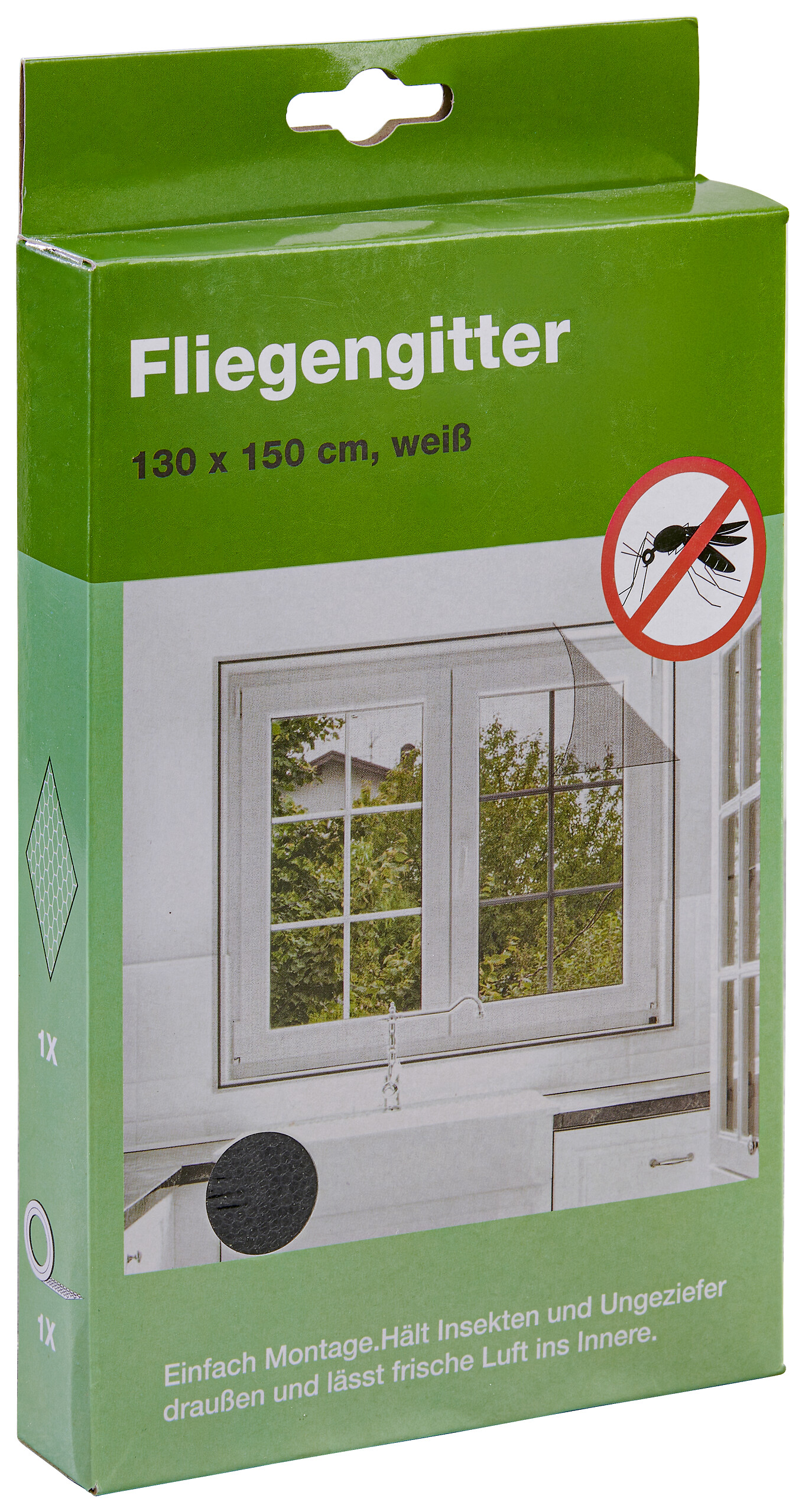 POCOline Fliegengitter schwarz B/L: ca. 150x130 cm