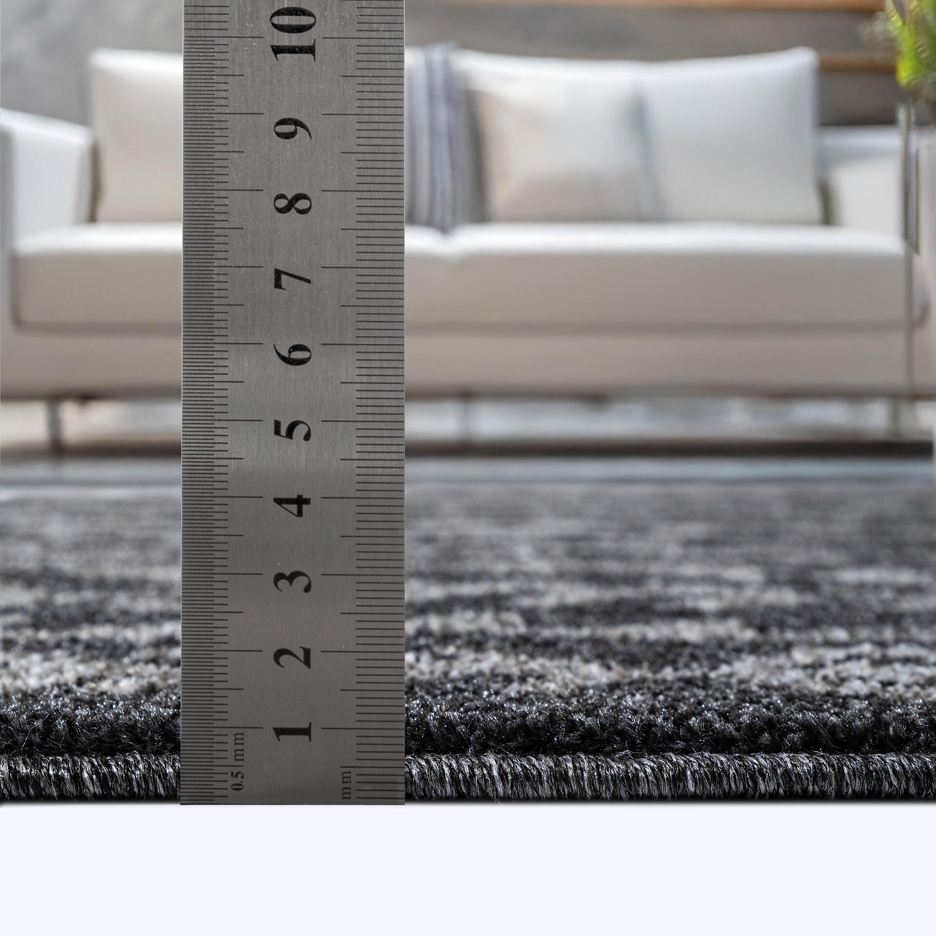 Sanat Teppich schwarz B/L: ca. 150x150 cm