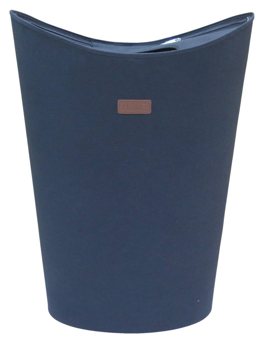 POCOline Wäschekorb schwarz Polyester B/H/L: ca. 35x63x48 cm