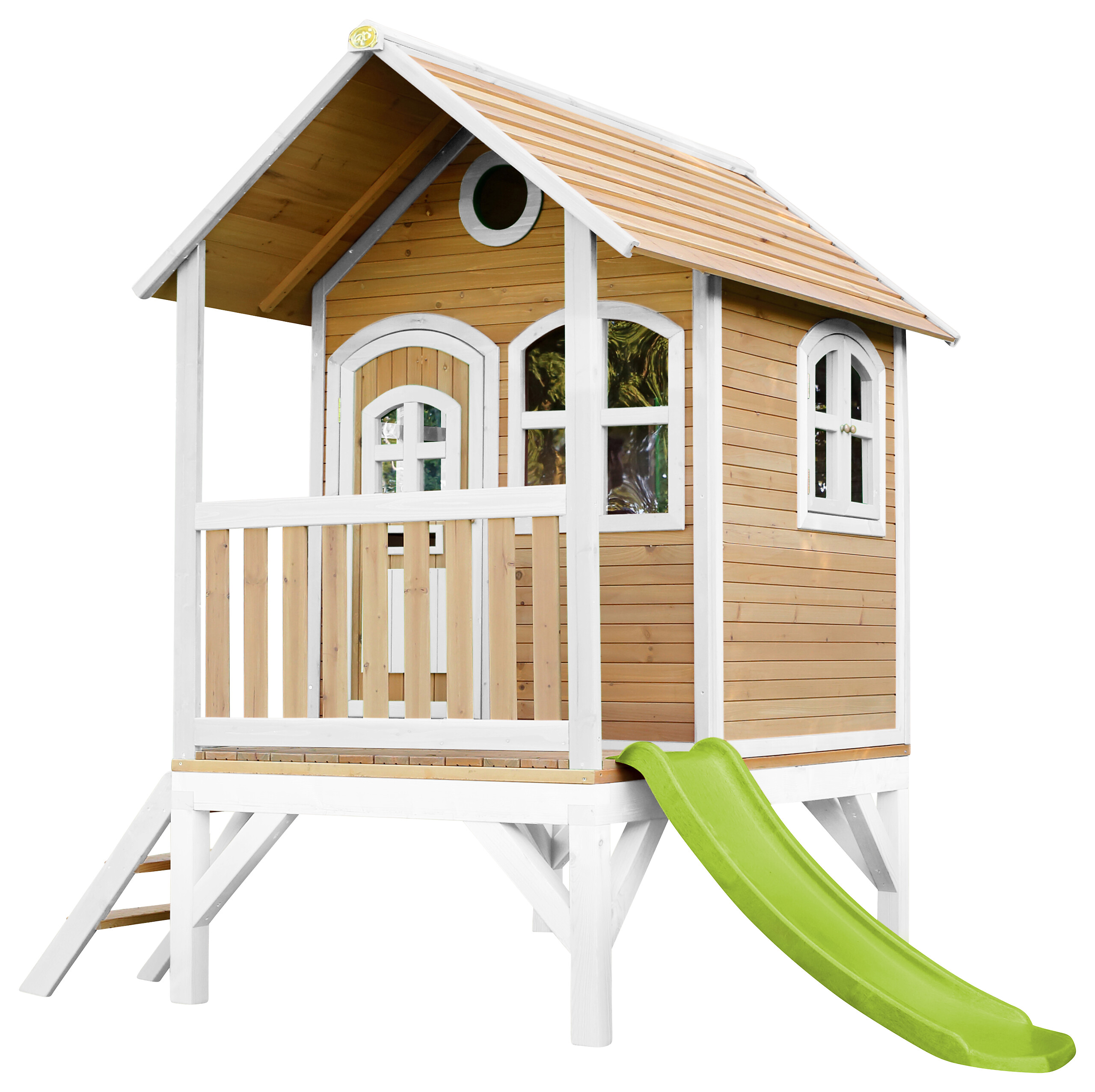 AXI Spielhaus Tom braun B/H/L: ca. 287x231x191 cm