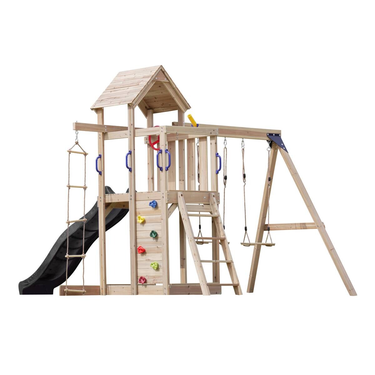 AXI Spielturm Moos braun B/H/L: ca. 342x267x375 cm