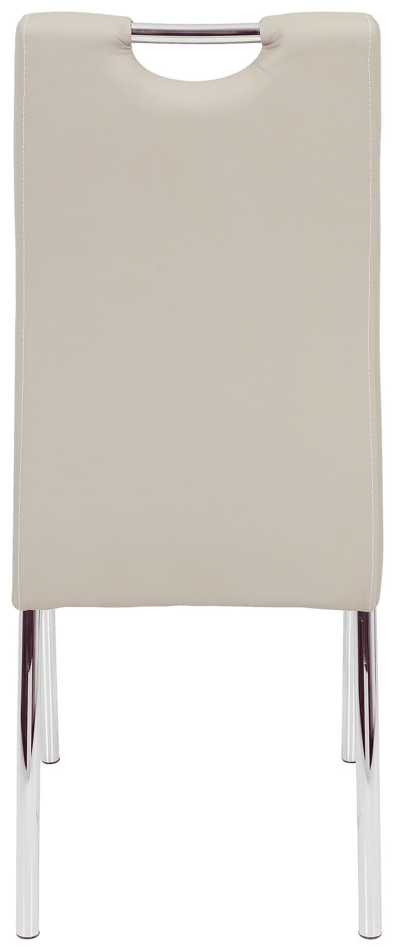 Stuhl Susi 2er Set Cappuccino Kunstleder B/H/T: ca. 44x98x61 cm