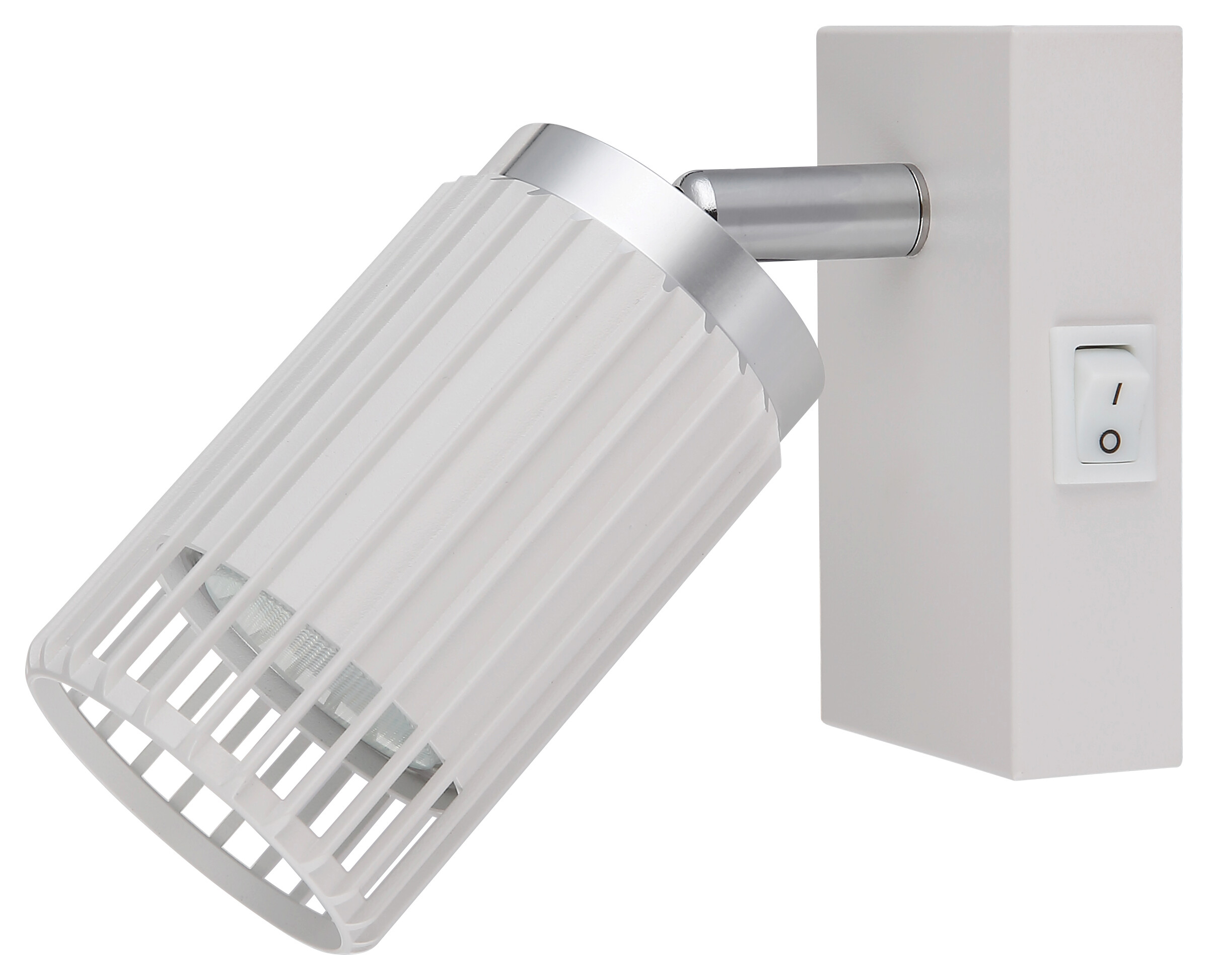 GLOBO Strahler weiß Metall Aluminium B/H: ca. 7x12 cm GU10 1 Brennstellen