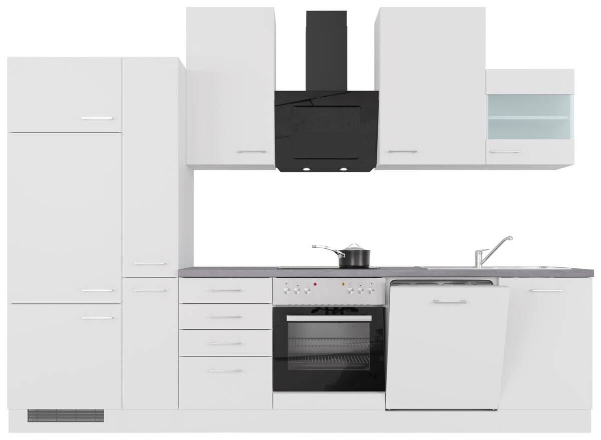 Küchenblock Vita weiß matt B/H/T: ca. 310x234x60 cm